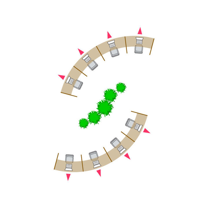 ポストコロナのオフィスレイアウトアイデア